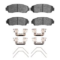 3000-Series Ceramic Brake Pads & Hardware Kit, Fits Select Multiple Makes/Models, Position: Front