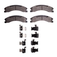 3000-Series Ceramic Brake Pads & Hardware Kit, Fits Select Multiple Makes/Models, Position: Fr,Front,Rear,Rr