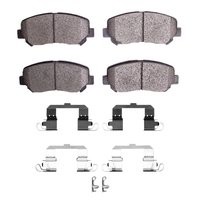 3000-Series Ceramic Brake Pads & Hardware Kit, 2013-2016 Mopar, Position: Front