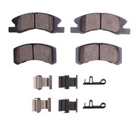 3000-Series Ceramic Brake Pads & Hardware Kit, Fits Select Multiple Makes/Models, Position: Front