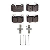 3000-Series Semi-Metallic Brake Pads & Hardware Kit, Fits Select Lexus/Toyota/Scion, Position: Rear