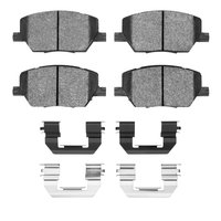 3000-Series Ceramic Brake Pads & Hardware Kit, Fits Select Mopar, Position: Front