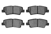 4000-1813-00 4000 HybriDynamic Rear Brake Pad Set Fits Select Hyundai, Kia Models