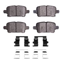 3000-Series Ceramic Brake Pads & Hardware Kit, Fits Select GM, Position: Rear