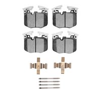 3000-Series Ceramic Brake Pads & Hardware Kit, Fits Select Multiple Makes/Models, Position: Front