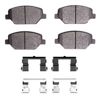 3000-Series Ceramic Brake Pads & Hardware Kit, 2016-2020 GM, Position: Front