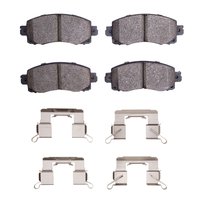 3000-Series Ceramic Brake Pads & Hardware Kit, Fits Select Subaru, Position: Front