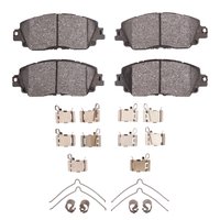 3000-Series Ceramic Brake Pads & Hardware Kit, Fits Select Lexus/Toyota/Scion, Position: Front