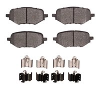 3000-Series Ceramic Brake Pads & Hardware Kit, Fits Select Acura/Honda, Position: Rear
