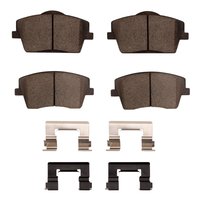 3000-Series Ceramic Brake Pads & Hardware Kit, Fits Select Volvo, Position: Front