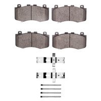 3000-Series Ceramic Brake Pads & Hardware Kit, 2018-2021 Mopar, Position: Front