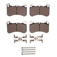 3000-Series Ceramic Brake Pads & Hardware Kit, Fits Select Land Rover, Position: Front