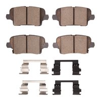 3000-Series Ceramic Brake Pads & Hardware Kit, Fits Select GM, Position: Rear