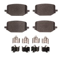 3000-Series Ceramic Brake Pads & Hardware Kit, Fits Select Ford/Lincoln/Mercury/Mazda, Position: Rear