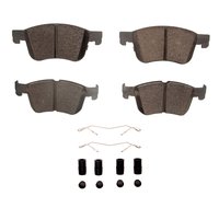 3000-Series Ceramic Brake Pads & Hardware Kit, Fits Select Ford/Lincoln/Mercury/Mazda, Position: Front