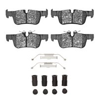 3000-Series Ceramic Brake Pads & Hardware Kit, Fits Select Multiple Makes/Models, Position: Rear