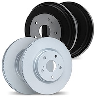 4004-52003 Geospec Brake Rotors & Drum Kit, 1997-2005 GM, Position: Front and Rear