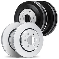 4004-67041 Geospec Brake Rotors & Drum Kit, 1998-2004 Infiniti/Nissan, Position: Front and Rear