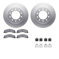 4212-40145 Geospec Brake Rotors w/Heavy-Duty Brake Pads & Hardware, 2008-2021 Multiple Makes/Models, Position: Front