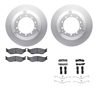 4212-40156 Geospec Brake Rotors w/Heavy-Duty Brake Pads & Hardware, 2005-2017 Multiple Makes/Models, Position: Front, Rear