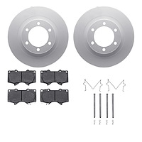 4212-76003 Geospec Brake Rotors w/Heavy-Duty Brake Pads & Hardware, 2003-2009 Lexus/Toyota/Scion, Position: Front