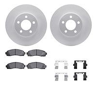 4212-99148 Geospec Brake Rotors w/Heavy-Duty Brake Pads & Hardware, 2003-2011 Ford/Lincoln/Mercury/Mazda, Position: Front