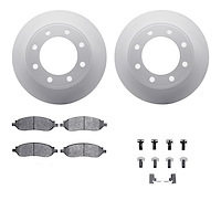4212-99186 Geospec Brake Rotors w/Heavy-Duty Brake Pads & Hardware, 2005-2007 Ford/Lincoln/Mercury/Mazda, Position: Rear