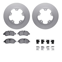 4212-99223 Geospec Brake Rotors w/Heavy-Duty Brake Pads & Hardware, 2015-2019 Ford/Lincoln/Mercury/Mazda, Position: Rear