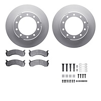4212-99230 Geospec Brake Rotors w/Heavy-Duty Brake Pads & Hardware, Fits Select Ford/Lincoln/Mercury/Mazda, Position: Rear