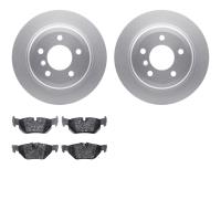 4302-31062 Geospec Brake Rotors with 3000-Series Ceramic Brake Pads Kit, 2006-2015 BMW, Position: Rear