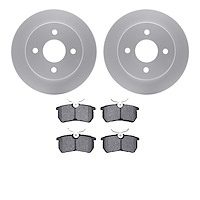 4302-54004 Geospec Brake Rotors with 3000-Series Ceramic Brake Pads Kit, 2001-2019 Ford/Lincoln/Mercury/Mazda, Position: Rear