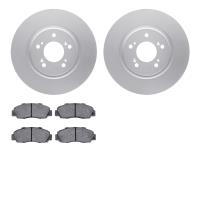4302-58002 Geospec Brake Rotors with 3000-Series Ceramic Brake Pads Kit, 1997-2005 Acura/Honda, Position: Front