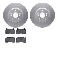 4302-58006 Geospec Brake Rotors with 3000-Series Ceramic Brake Pads Kit, 2004-2008 Acura/Honda, Position: Front