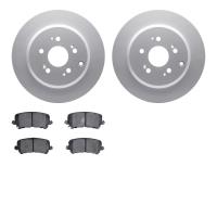 4302-59072 Geospec Brake Rotors with 3000-Series Ceramic Brake Pads Kit, 2007-2017 Acura/Honda, Position: Rear