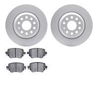 4302-73004 Geospec Brake Rotors with 3000-Series Ceramic Brake Pads Kit, 2016-2018 Audi/Volkswagen, Position: Rear
