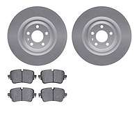 4302-73006 Geospec Brake Rotors with 3000-Series Ceramic Brake Pads Kit, 2017-2020 Audi/Volkswagen, Position: Rear