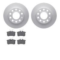 4302-73013 Geospec Brake Rotors with 3000-Series Ceramic Brake Pads Kit, 2002-2006 Audi/Volkswagen, Position: Rear