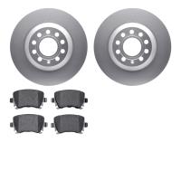 4302-73029 Geospec Brake Rotors with 3000-Series Ceramic Brake Pads Kit, 2005-2011 Audi/Volkswagen, Position: Rear