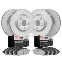 4304-16001 Geospec Brake Rotors with 3000-Series Ceramic Brake Pads Kit, 2017-2021 Alfa Romeo, Position: Front and Rear