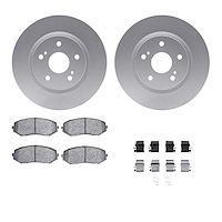 4312-01009 Geospec Brake Rotors with 3000-Series Ceramic Brake Pads & Hardware, 2006-2017 Suzuki, Position: Front