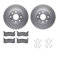 4312-54031 Geospec Brake Rotors with 3000-Series Ceramic Brake Pads & Hardware, 1994-2003 Ford/Lincoln/Mercury/Mazda, Position: 