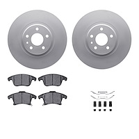 4312-54129 Geospec Brake Rotors with 3000-Series Ceramic Brake Pads & Hardware, 2013-2020 Ford/Lincoln/Mercury/Mazda, Position: 