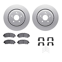4312-58011 Geospec Brake Rotors with 3000-Series Ceramic Brake Pads & Hardware, 2015-2020 Acura/Honda, Position: Front