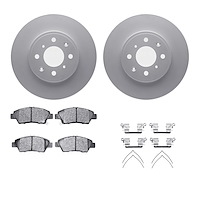 4312-59051 Geospec Brake Rotors with 3000-Series Ceramic Brake Pads & Hardware, 2015-2020 Acura/Honda, Position: Front