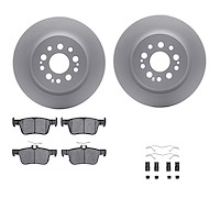 4312-59079 Geospec Brake Rotors with 3000-Series Ceramic Brake Pads & Hardware, 2019-2019 Acura/Honda, Position: Rear