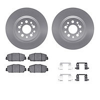 4312-59081 Geospec Brake Rotors with 3000-Series Ceramic Brake Pads & Hardware, Fits Select Acura/Honda, Position: Front