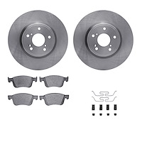 4312-59084 Geospec Brake Rotors with 3000-Series Ceramic Brake Pads & Hardware, Fits Select Acura/Honda, Position: Front
