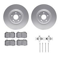 4312-63032 Geospec Brake Rotors with 3000-Series Ceramic Brake Pads & Hardware, 2003-2009 Mercedes-Benz, Position: Front