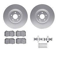 4312-63033 Geospec Brake Rotors with 3000-Series Ceramic Brake Pads & Hardware, 2002-2004 Mercedes-Benz, Position: Front