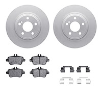 4312-63075 Geospec Brake Rotors with 3000-Series Ceramic Brake Pads & Hardware, 2014-2019 Mercedes-Benz, Position: Rear